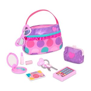 Play Circle Maquillaje y Belleza – Vestir Accesorios de Moda – El Juego de aparentar – Juguetes para niños – A Partir de 3 años – Princess Purse Set, Color (Battat BT7240Z)