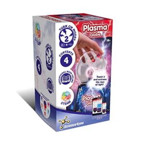Science4you – Globo de Plasma – Juguete Científico Educativo, Lámpara Mágica con Sensor Táctil de Luz, Regalo Eléctrico para niños y niñas 7 8 9 10-14 años