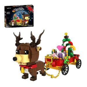 PureFun Bloques de construcción de regalos de Navidad 2023, 478 piezas de decoración navideña bloques de Navidad compatibles con Lego, regalos para niños y niñas