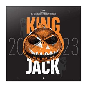 Grupo Erik, Calendario Disney Pesadilla antes de navidad 2023, Calendario 2023 pared con certificado FSC, Calendario mensual, 30×30 cm, Producto con licencia oficial, CP23038