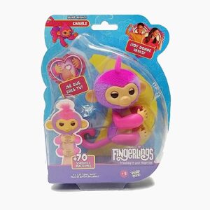 Bizak Fingerlings Charlie, monita interactiva más bromista de todos, le encanta reír y los chistes súper risueña, , con más de 70 sonidos y reacciones diferentes, con propia personalidad (61850001)