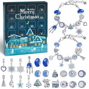 Raoclay Calendario Adviento Kinder Niña 2023, DIY Pulsera Calendario Adviento Joyas Infantil, Calendario Adviento Bisuteria, Regalos Navidad para Niños friends adolescentes 5 6 7 8 9 10 11 12 Años