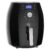 HOMCOM Freidora sin Aceite 5.5L Freidora de Aire 1700W con Pantalla LED Táctil 8 Programas Temporizador Temperatura Ajustable y Apagado Automático 41x33x37 cm Negro