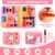 MOOING Busy Board Toddler, 4 Capas Juguetes Montessori para 1 – 3 Años, Tablero Sensorial, Educativos para Niños, Portátil Tablero Activity