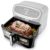 Duronic AFD1 Gran bandeja de cocción de 10L para freidora de aire Duronic AF24 (SOLO BANDEJA, FREIDORA NO INCLUIDA) | Contenedor de freidora de aire de doble zona | Cocina saludable