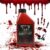 GUHAOOL Halloween 473 ml Botella de Sangre Falsa, Falso Sangre Líquida, Botella de Sangre Artificial, Botella de Sangre de Vampiro para Halloween Decoración de Efectos Especiales de Disfraces