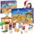 HappyKidsClub Calendario Adviento 2023, Juguete Niño 3-10 Año Calendario Adviento Kinder Nacimientos de Navidad, Figuras Belen Navidad Regalos Niño Niña Calendario Adviento de Navidad