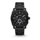 Fossil Machine Reloj para Hombre, Movimiento Cronógrafo con Correa de Acero o Piel
