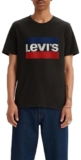 Levi’s Sportswear Logo Graphic Camiseta Hombre, Sportswear Beautiful Black+, M