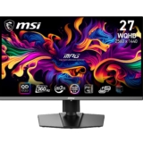 MSI MPG 271QRX QD-OLED 26,5″ WQHD Monitor Gaming, Panel OLED Quantum Dot 2560 x 1440, 360Hz / 0,03ms, 99% DCI-P3, ΔE≤2, DisplayHDR True Black 400, KVM, RGB, DP 1.4a, HDMI 2.1, USB Type-C