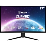 MSI G273CQ – Monitor Curvo Gaming de 27″ WQHD (2560 x 1440) Panel VA, 170Hz / 1ms, AMD FreeSync Premium, HDR Ready, Curvatura 1500R, Color Negro