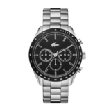 Lacoste Reloj Cronógrafo de Cuarzo Colección BOSTON para Hombre con Pulsera de Cuero o Acero Inoxidable en Enlace o Malla