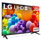 LG 50UT73006LA 50 «,UHD 4K, Serie UT73, Smart TV, WebOS24, Procesador a5, HDR10, Dolby Digital Plus, SmartTV, 3840×2160, Negro
