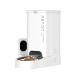 PETKIT Comedero Gato Automatico con Cámara, 1080P HD, Función AI, Audio Bidireccional, 3L Dispensador Comida Gatos/Perros, 2.4G WiFi, App Control, Cuenco de Acero Inoxidable (Versión 2024)