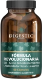 Digestic – Laxante para Aliviar el Estreñimiento – Ablanda las Heces – Ingredientes 100% Naturales – 60 Cápsulas – Nueva Fórmula Innovadora Limpieza Detox del Colon