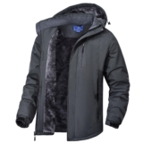 Zzkouine Cazadora Hombre Invierno De Snowboard Cálida Chaqueta Al Aire Libre Antiviento Hombres Chaqueta De Trabajo Chaqueta Impermeable Hombres Exteriores Abrigos Con Capucha