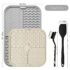 oneisall Cortapelos para animales (cortar pelo Máquina Cortapelos Esquiladora perro y gato Timmer mascotas Grooming Clipper Kits eléctrica Silencioso Animales Cortapelos (Oro)