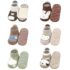 SockWaddles stopper calcetines niños bebé, 5 pares ABS transpirable antideslizante calcetines niños, gatear calcetines bebé de algodón, niños y niñas calcetines de animales y los unicornios