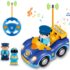 Kazzley Transformator Juguete Policia Coche Teledirigido para Niños, Coches Radiocontrol Transformador RC Car Robot para 4 5 6 7 8 9 10 años Azul