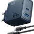 INIU 65W USB C Cargador, 2 Puerto Cargador Tipo C Carga Rapida, GAN Ⅱ Cargador portatil de Pared Compacto para MacBook iPad Pro/Air, iPhone 16 15 14 Pro MAX, Galaxy S24 Ultra, Google, Xiaomi, Huawei