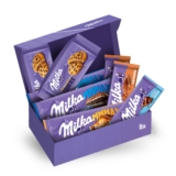 Milka Caja Choco & Bakery, Tabletas de Chocolate y Galletas, MMMAX Oreo, MMMAX Caramelo y Avellanas, Milka Luflée y Caramelo, Cookie Sensations, Pack 8 Productos