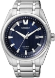 Citizen Reloj Analógico para Hombres de Eco-Drive con Correa en Titanio