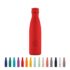 Milu Botella de acero inoxidable de 350ml 500ml 750 ml 1 L 1,5 L botella de agua aislada, termo a prueba de fugas, doble pared, apta para ácido carbónico + cepillo de limpieza (Rosa Menta, 500ml)