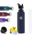 Mulbijeo Botella Agua Acero Inoxidable, 1000 ML Reutilizable Sin BPA, Botella Agua Termica, Botella Agua, Aislamiento Al Vacío de Doble Pared, Termos, Cantimplora para Adultos, Deporte