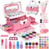 Maquillaje para Niñas – 55 Pcs Lavable de Maquillaje para Niña Juguetes,Regalo de Princesa para Niña, Cumpleaños y Navidad de para Niñas 3 4 5 6 7 8 9 10 Años