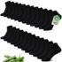 SukModen 12/24 Pares de Calcetines de Sneaker para Hombres y Mujeres en Bambú,Anti-Olor Transpirable Medias Cómodas,Calcetines Cortos para Uso Diario, Tiempo Libre,Compras y Casa