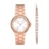 Michael Kors Reloj Portia para Mujer, Movimiento multifunción de Cuarzo con Correa de Acero Inoxidable