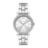 Michael Kors Reloj Lauryn para Mujer, Movimiento de Cuarzo de Tres Agujas con Correa de Acero Inoxidable o Piel