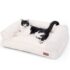 Faroro Comedero Gato Automatico, 4L Dispensador Comida Gatos/Perros con 1 a 6 Comidas Al Día, Control de Porciones, Voz 10s, Alimentación Lenta (Negro)