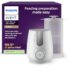 Doraystar Eléctrico Bluetooth Inteligente Cuna Colecho Bebe, Minicuna Colecho Bebe Plegable Convertible, Cuna Next to me con Colchon, Música, 5 Engranajes de Balanceo y Control Remoto (601 Mid Grey)