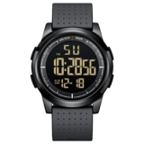 GOLDEN HOUR Relojes Digitales Impermeables Deportivos Ultrafinos para Hombre con Pantalla Gran Angular Correa de Caucho Reloj de Pulsera para Hombre Mujer