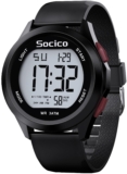 SOCICO Reloj Digital para Hombre, Deportivo, Militar, Resistente al Agua, Cronógrafo para Hombre con Iluminación LED, Alarma y Fecha
