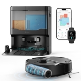 Lefant M210 Pro Omni Robot Aspirador y Fregasuelos con Mapeo, 18 000 Pa, 120min, Cepillo de 19,5 cm, Depósito 800ml, Evitación Obstáculos PSD, Navegación dToF, 5G WiFi/App/Alexa, Negro