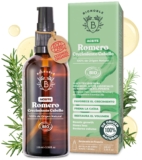 BIONOBLE Aceite de Romero para el Cabello Orgánico – Estimula Crecimiento Pelo, Nutre el Cuero Cabelludo – Aceite Esencial de Romero, Ricino – Rosemary Oil Hair Growth – Botella Vidrio, Pipeta – 100ml