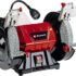 Einhell Esmeriladora de disco y banda vertical TC-US 380 (380 W, vel. de banda de lijado 292 m/min, disco de lijado vel. 1450 min-1, incl. 1 banda de lijado K80 y 1 papel de lija de disco K 80)