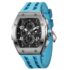 TSAR BOMBA Relojes Hombre Automático Reloj de Pulsera Tonneau Lujo Cristal Zafiro Movimiento Japonés Acero Inoxidable 316 Impermeables 50M Luminos Esqueleto Analogico Deportivo Regalo Hombre