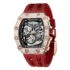 TSAR BOMBA Relojes Cuarzo Hombre Tonel Lujo Reloj de Pulsera Cristal Zafiro Movimiento Japonés Impermeables 50M Luminoso Fecha Esqueleto Cuadrados Analogico Deportivo Cronógrafo Reloj de Hombre