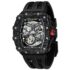 TSAR BOMBA Relojes Cuarzo Hombre Tonel Lujo Reloj de Pulsera Cristal Zafiro Movimiento Japonés Impermeables 50M Luminoso Fecha Esqueleto Cuadrados Analogico Deportivo Cronógrafo Reloj de Hombre