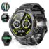 Reloj Inteligente Hombre Militar con GPS y Linterna LED, 5ATM Smartwatch con Brújula llamadas Bluetooth Pulsómetro Oxímetro Sueño, 1.43″AMOLED Reloj Deportivo con 160+Modos Deportivos para IOS Android