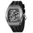 OFFCUP Reloj para Hombre,50mm Reloj Analógico de Cuarzo, Cronografo Relojes con Correa en Silicona, Reloj Deportivo para Hombre para Exteriores, Casual Relojes de Pulsera para Hombres