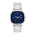TSAR BOMBA Reloj para hombre, resistente al agua hasta 50 m, reloj Tonneau de lujo con correas de reloj de silicona, cronógrafo de movimiento de cuarzo japonés, regalos para hombres