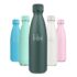 Garrafa Termica 500ml, Botella Termica con Doble Pared, Botella Termo Reutilizable y A Prueba de Fugas, Botella Agua Acero Inoxidable sin BPA para Oficina, Escuela, Deporte, Senderismo, Aire Libre