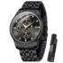 TSAR BOMBA Reloj automático para hombre, mecanismo de esqueleto, de lujo, barril de zafiro, bisel de fibra de carbono, impermeable, 50 m, duradero, marca Tonneau, regalo deportivo para hombre