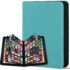 WITHYU Álbum de Colección de 16 Bolsillos, Capacidad 1024 Cartas. Carpeta Impermeable de Carga Lateral con Cremallera para TCG, Fútbol y Cartas Coleccionables, Portátil (Negro)