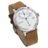 CIVO Reloj Hombre Analógico Business: Reloj de Cuarzo Impermeable de Acero Inoxidable o Cuero – Esfera Clara con Agujas Luminosas y Fechador para Hombres Negocios Profesionales