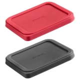 Westmark Tapa Conservadora – Tapa De Silicona Elástica Y Reutilizable Para Latas, Cuencos Pequeños O Tazas De Yogur – ø 10,5 x 8,5 cm, Silicona, 2 Unidades